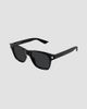 Saint Laurent Women's Vertical Web 55MM Square Sunglasses - 4