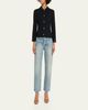 Saint Laurent Wool Button-Front Polo Cardigan - 2