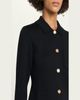 Saint Laurent Wool Button-Front Polo Cardigan - 5