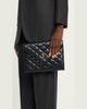 Saint Laurent YSL Quilted Leather Pouch Bag - 2