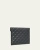 Saint Laurent YSL Quilted Leather Pouch Bag - 3