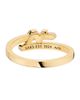 SAKS EST. 1924 Women's Helix Torque Ring 18K Yellow Gold - 3