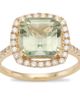 Saks Fifth Avenue Collection Women's 14K Gold, Diamond & Green Amethyst Ring - 4