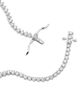 Saks Fifth Avenue Collection Women's 14K White Gold & 10 TCW Natural Diamond Tennis Necklace - 3