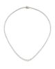 Saks Fifth Avenue Collection Women's 14K White Gold & 10 TCW Natural Diamond Tennis Necklace - 4