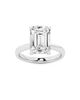 Saks Fifth Avenue Collection Women's 14K White Gold & 5.5 TCW Emerald-Cut Lab-Grown Diamond Solitaire Ring - 4
