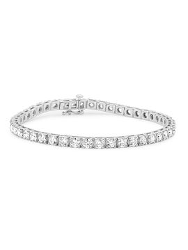 Saks Fifth Avenue Collection Women's 14K White Gold & 8 TCW Lab-Grown Diamond Tennis Bracelet