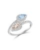 Saks Fifth Avenue Collection Women's 14K White Gold & Multi-Gemstone Bypass Ring - 3