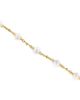 Saks Fifth Avenue Collection Women's 14K Yellow Gold & Freshwater Pearl Station Bracelet - 4