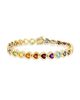 Saks Fifth Avenue Collection Women's 14K Yellow Gold & Rainbow Multi-Gemstone Bracelet - 3