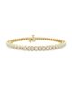 Saks Fifth Avenue Collection Women's 14K Yellow Gold & Round Lab-Grown Diamond Bezel Tennis Bracelet/1.00-10.00 TCW - 3