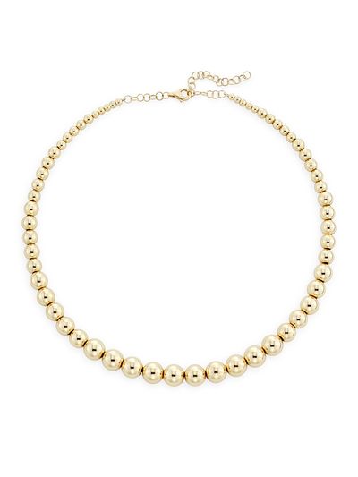 Saks Fifth Avenue Collection Women's 14K Yellow Gold Beaded Choker