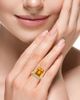 Saks Fifth Avenue Collection Women's 14K Yellow Gold, Citrine & 0.46 TCW Diamond Halo Ring - 2