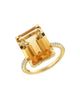 Saks Fifth Avenue Collection Women's 14K Yellow Gold, Diamond & Citrine Ring - 2