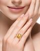 Saks Fifth Avenue Collection Women's 14K Yellow Gold, Diamond & Citrine Ring - 4