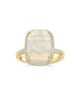 Saks Fifth Avenue Collection Women's 14K Yellow Gold, Ethiopian Opal & 0.40 TCW Diamond Halo Ring - 3