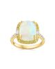 Saks Fifth Avenue Collection Women's 14K Yellow Gold, Ethiopian Opal & 0.54 TCW Diamond Halo Ring - 3