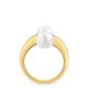 Saks Fifth Avenue Collection Women's 14K Yellow Gold, Freshwater Pearl & 0.12 TCW Diamond Ring - 4