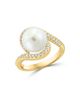 Saks Fifth Avenue Collection Women's 14K Yellow Gold, Freshwater Pearl & 0.31 TCW Diamond Ring - 1