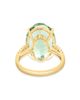 Saks Fifth Avenue Collection Women's 14K Yellow Gold, Green Amethyst & 0.20 TCW Diamond Ring - 5