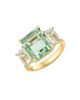 Saks Fifth Avenue Collection Women's 14K Yellow Gold, Green Amethyst & White Topaz Ring - 2