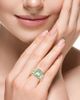 Saks Fifth Avenue Collection Women's 14K Yellow Gold, Green Amethyst & White Topaz Ring - 4