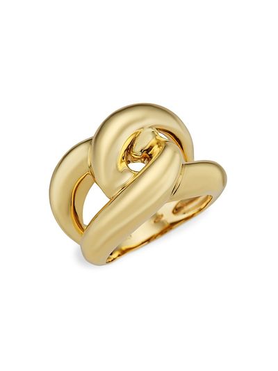 Saks Fifth Avenue Collection Women's 14K Yellow Gold Intertwined Band