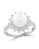 Saks Fifth Avenue Collection Women's 18K White Gold, 0.73 TCW Lab-Grown Diamond & Freshwater Pearl Ring - 1