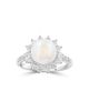 Saks Fifth Avenue Collection Women's 18K White Gold, 0.73 TCW Lab-Grown Diamond & Freshwater Pearl Ring - 3