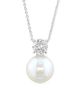Saks Fifth Avenue Collection Women's 18K White Gold, 0.78 Lab-Grown Diamond, Freshwater Pearl Necklace - 3