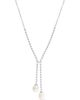 Saks Fifth Avenue Collection Women's 18K White Gold, 2.19 TCW Lab-Grown Diamond & Freshwater Pearl Necklace - 1