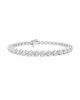 Saks Fifth Avenue Collection Women's Platinum & Round Lab-Grown Diamond 3-Prong Tennis Bracelet/1.00-10.00 TCW - 1