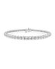 Saks Fifth Avenue Collection Women's Platinum & Round Lab-Grown Diamond 4-Prong Tennis Bracelet/5.00-20.00 TCW - 3