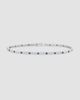 Saks Fifth Avenue Diamonds Women's 18K White Gold, 1.41 TCW Diamond & Blue Sapphire Bracelet - 2