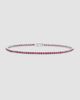 Saks Fifth Avenue Diamonds Women's 18K White Gold & Ruby Bracelet - 2