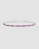 Saks Fifth Avenue Diamonds Women's 18K White Gold Diamond and Ruby Flex Bangle, 6.75" - 2