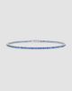 Saks Fifth Avenue Diamonds Women's 18K White Gold Sapphire Bracelet, 7" - 2