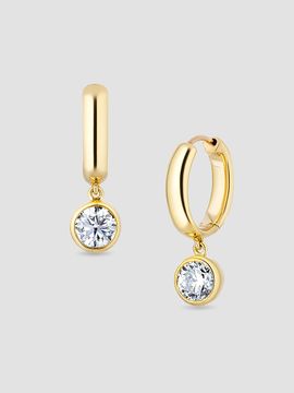Saks Fifth Avenue Diamonds Women's 18K Yellow Gold & 1.00 TCW Diamond Drop Earrings