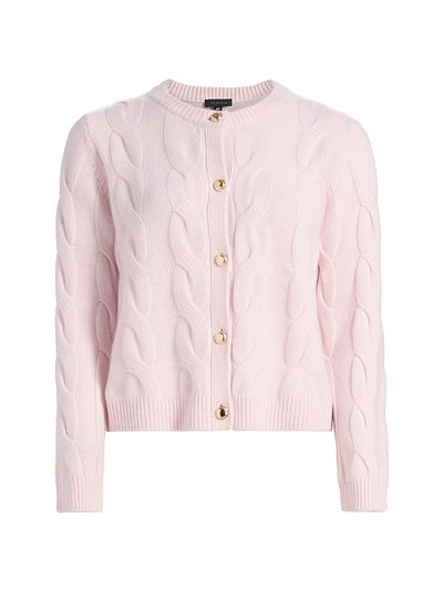 Saks Fifth Avenue Women's Cashmere Cable-Knit Cardigan