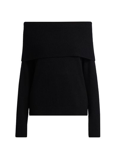 Saks Fifth Avenue Women's Cashmere Off-The-Shoulder Sweater