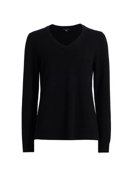 Saks Fifth Avenue Women's V-Neck Cashmere Sweater