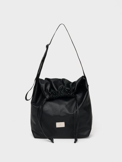 salad bowls LEATHER CITY CROSS BAG [BLACK]