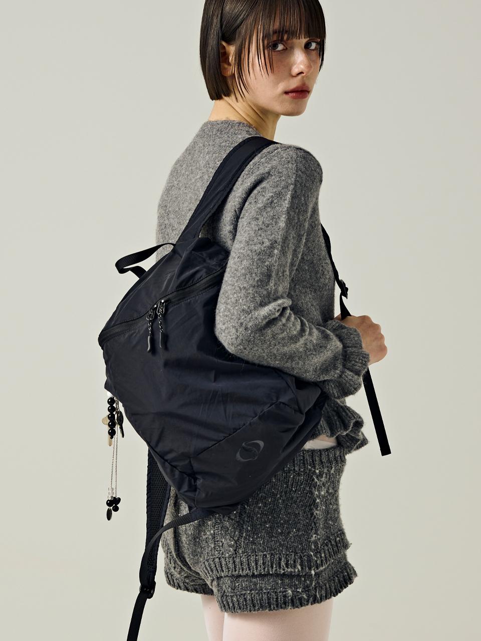 salad bowls Nylon Compact 10L Backpack [BLACK]