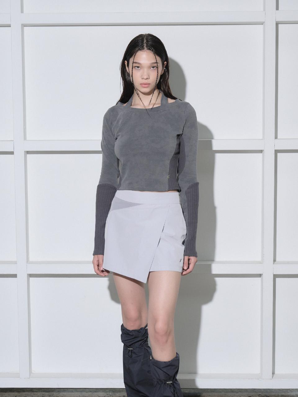 salad bowls PIGMENT LAYERED LONG SLEEVE [WASHING GREY]