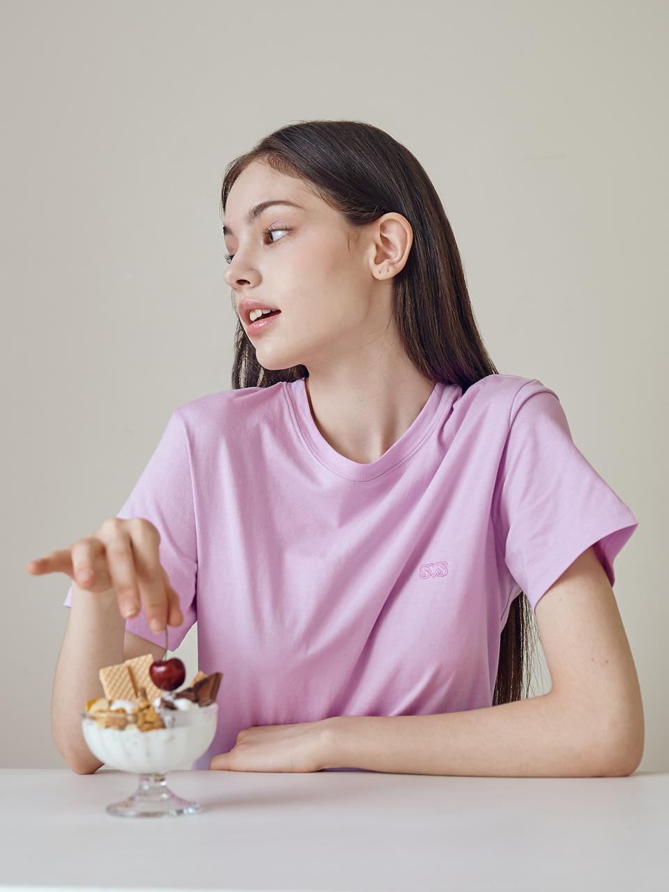 salad bowls S LOVE S LOGO T-SHIRT [PURPLE]
