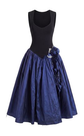 Salma Osman Salma Osman Contrast Maxi Dress