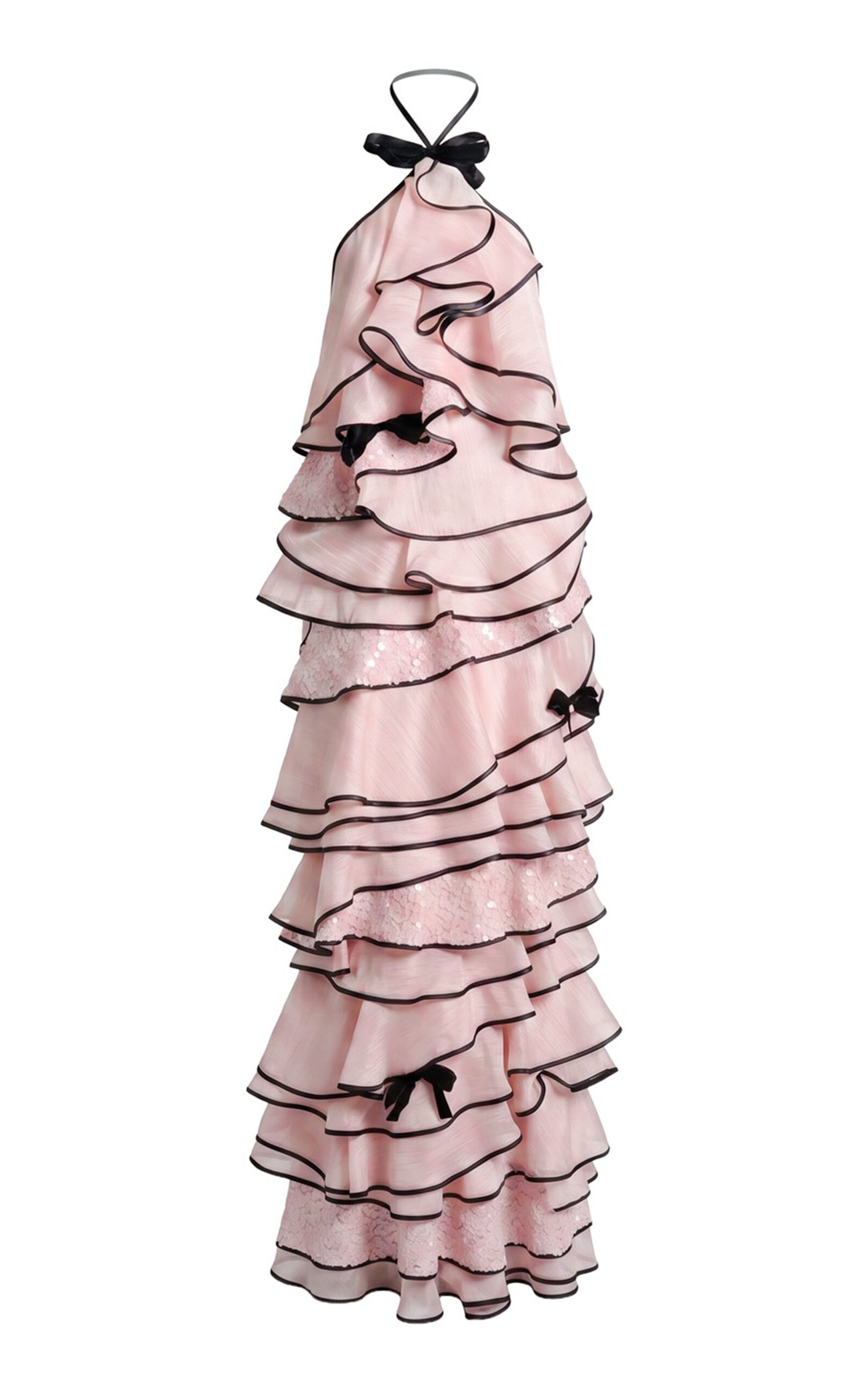 Salma Osman Salma Osman OpenBack Chiffon Maxi Dress