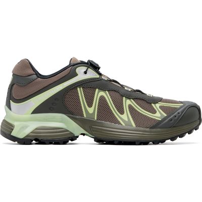 Salomon Salomon Brown & Green XT-Whisper Sneakers