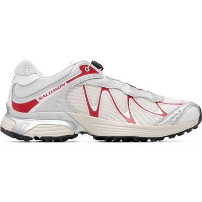 Salomon Salomon Off-White & Silver XT-Whisper Sneakers