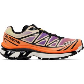 Salomon Salomon Orange & Purple XT-6 Sneakers